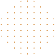 Orange dots arranged in a circular pattern on a black background.
