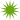 A small green sparkle or star icon.