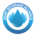 Logo featuring water droplets and mountains with Hemp Beverage Alliance text.